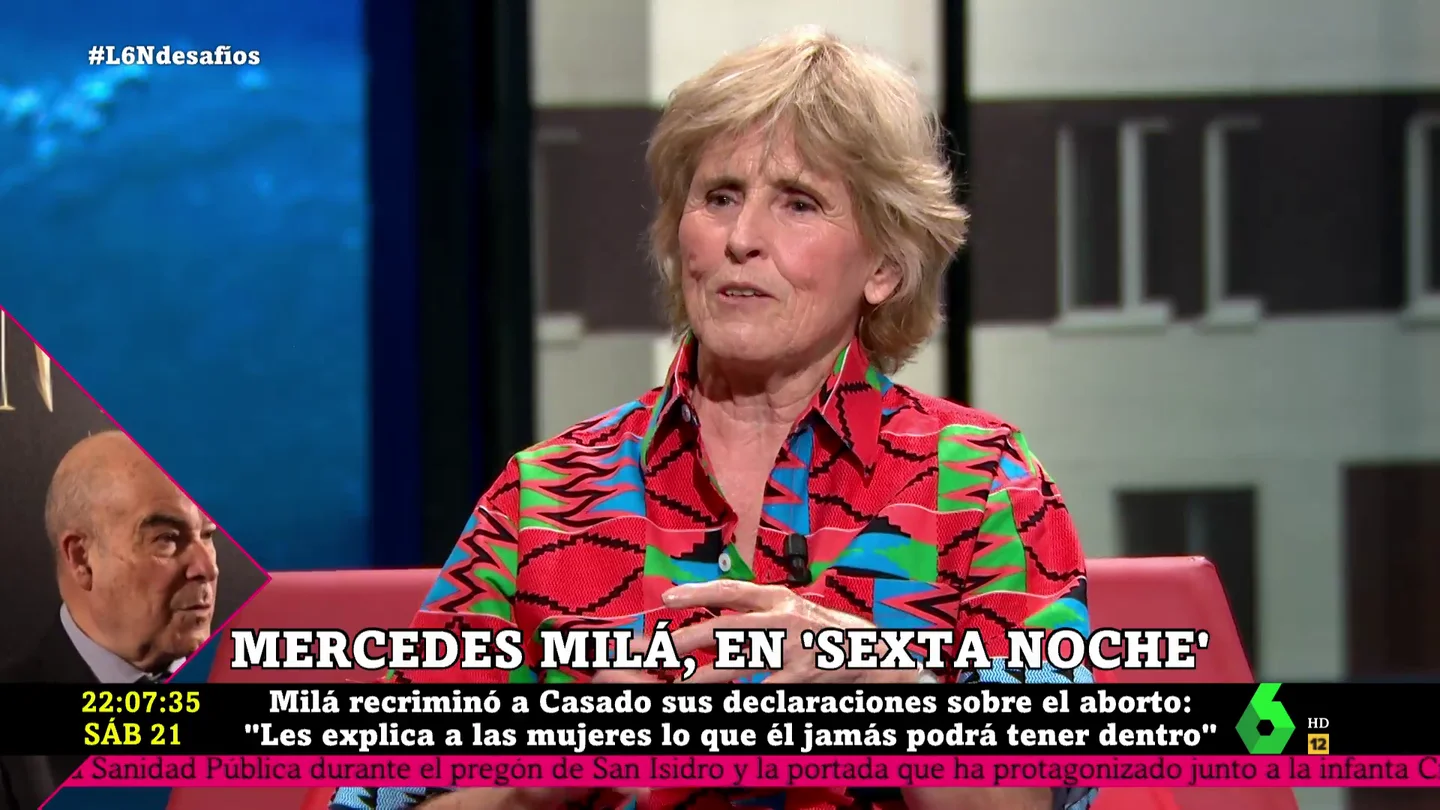 Mercedes Milá, sobre la nueva ley del aborto: "Esa sensación de que las chavalas no tienen que consultar a sus padres es un poco exhibicionista" Mercedes Milá, sobre la nueva ley del aborto: "Esa sensación de que las chavalas no tienen que consultar a sus padres es un poco exhibicionista"