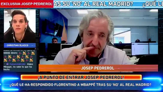 Exclusiva de Josep Pedrerol: la respuesta de Florentino Pérez al Whatsapp de Mbappé en el que comunica que se queda en el PSG Exclusiva de Josep Pedrerol: la respuesta de Florentino Pérez al Whatsapp de Mbappé en el que comunica que se queda en el PSG