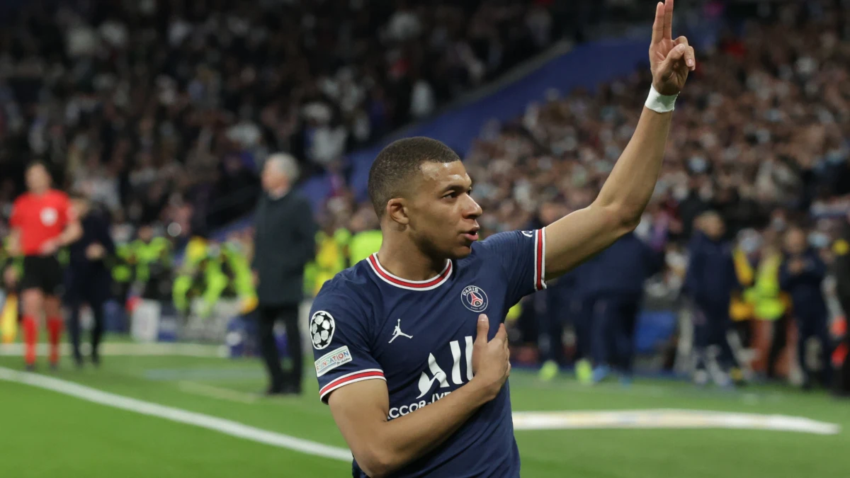 Mbappé, con el PSG