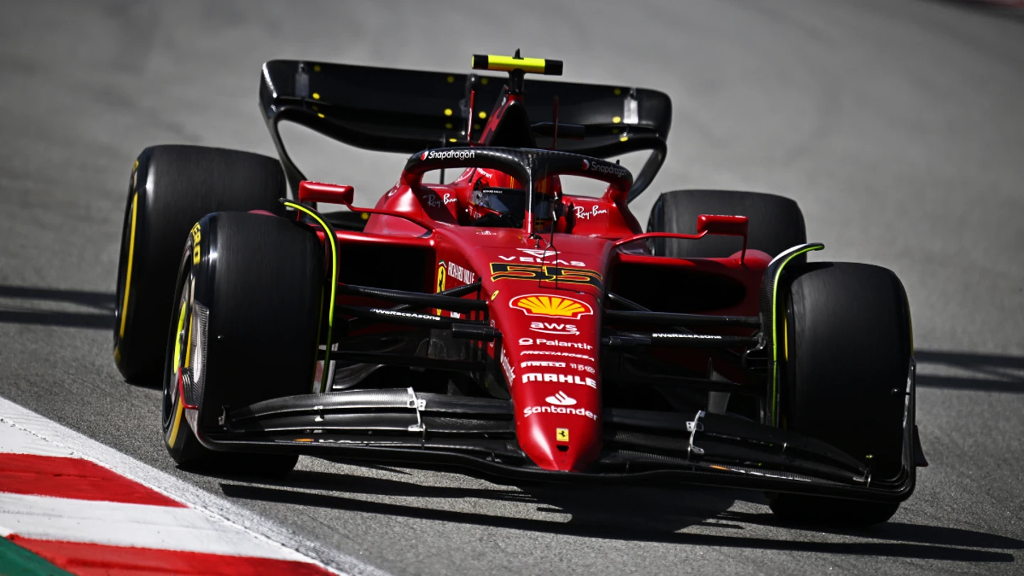 Carlos Sainz, en España con el Ferrari Carlos Sainz, en España con el Ferrari