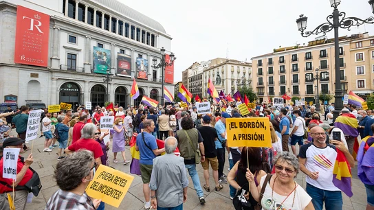 Manifestación contra el rey emérito Manifestación contra el rey emérito