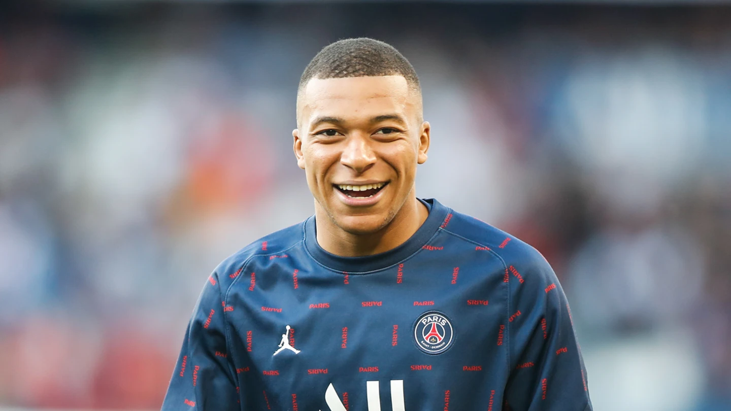 Mbappé, con el PSG Mbappé, con el PSG