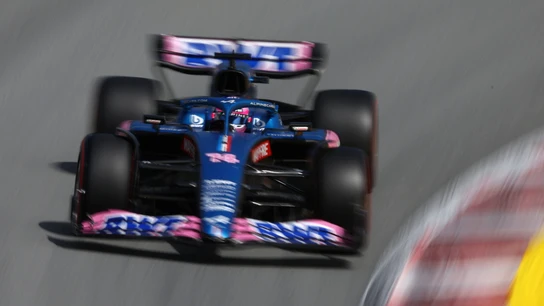 Fernando Alonso, con el Alpine en el GP de España Fernando Alonso, con el Alpine en el GP de España