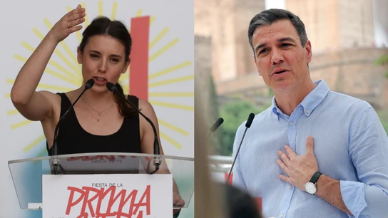 Irene Montero y Pedro Sánchez Irene Montero y Pedro Sánchez