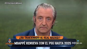 El claro mensaje de Josep Pedrerol en 'El Chiringuito' por la decisión de Mbappé: "Está claro que ha traicionado al Real Madrid"