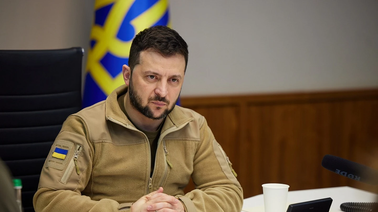 El presidente ucraniano, Volodímir Zelenski El presidente ucraniano, Volodímir Zelenski