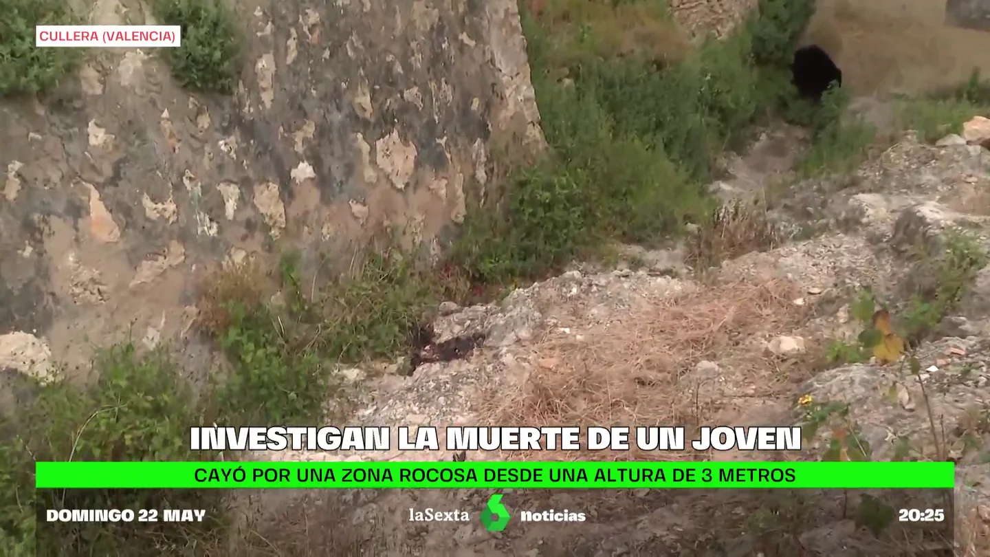 Investigan la muerte de un joven tras caer por un barranco en Cullera Investigan la muerte de un joven tras caer por un barranco en Cullera