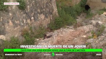 Investigan la muerte de un joven tras caer por un barranco en Cullera 