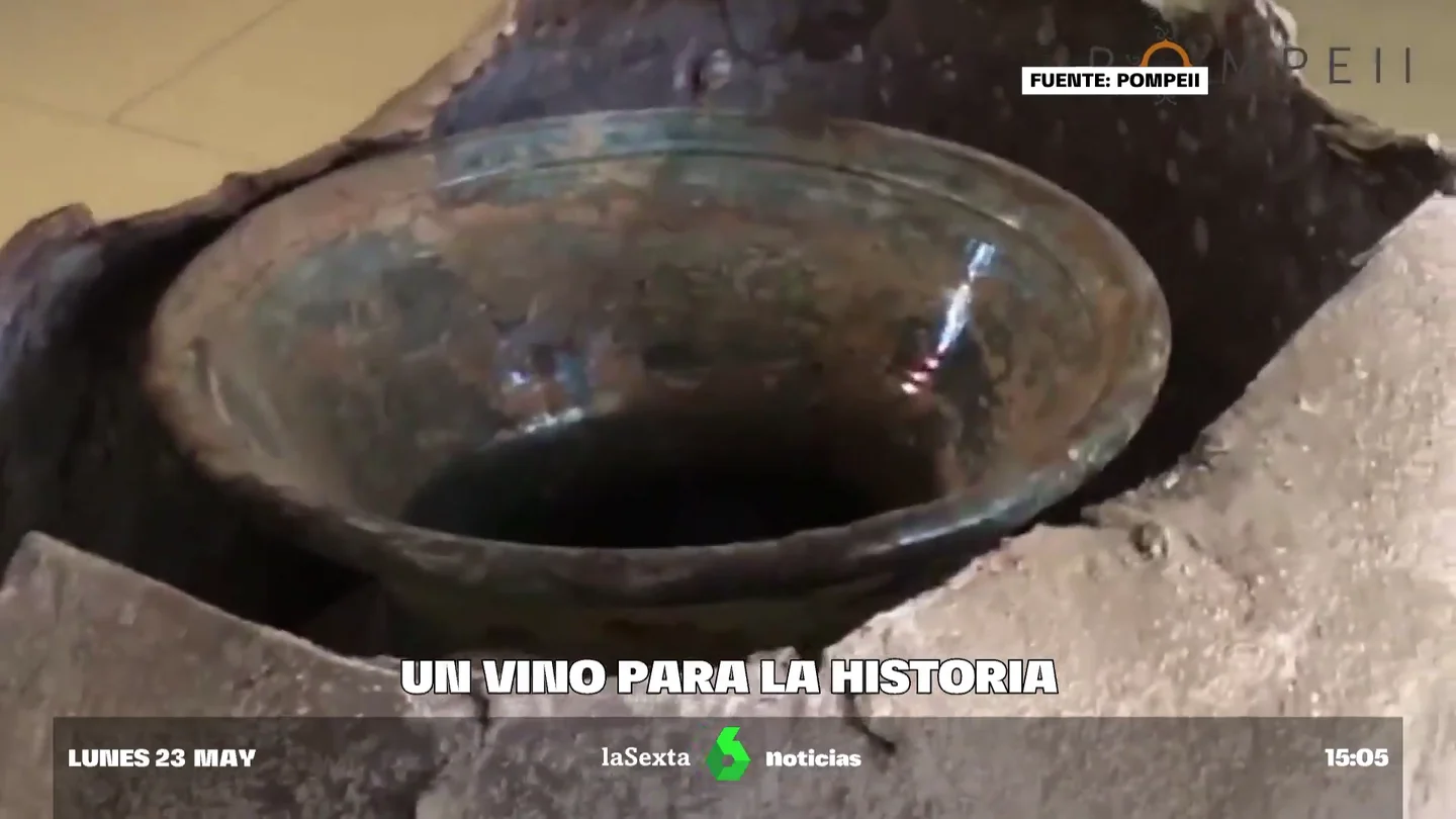 Hallan en Pompeya el que podría ser el vino más antiguo del mundo Cosecha milenaria