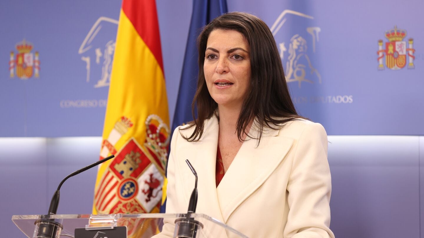 Imagen de archivo de la candidata de Vox a la Junta de Andaluc&iacute;a, Macarena Olona.
