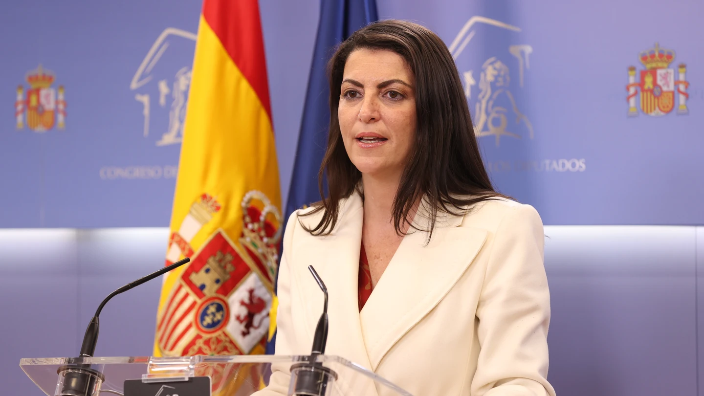 Imagen de archivo de la candidata de Vox a la Junta de Andalucía, Macarena Olona. Imagen de archivo de la candidata de Vox a la Junta de Andalucía, Macarena Olona.