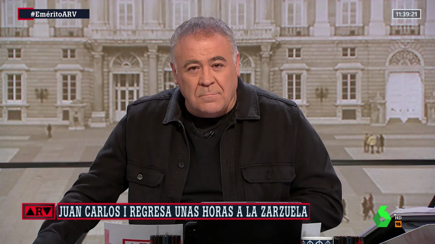 La respuesta de Ferreras al ataque de Esperanza Aguirre a laSexta tras preguntarle por la vuelta del rey emérito La respuesta de Ferreras al ataque de Esperanza Aguirre a laSexta tras preguntarle por la vuelta del rey emérito
