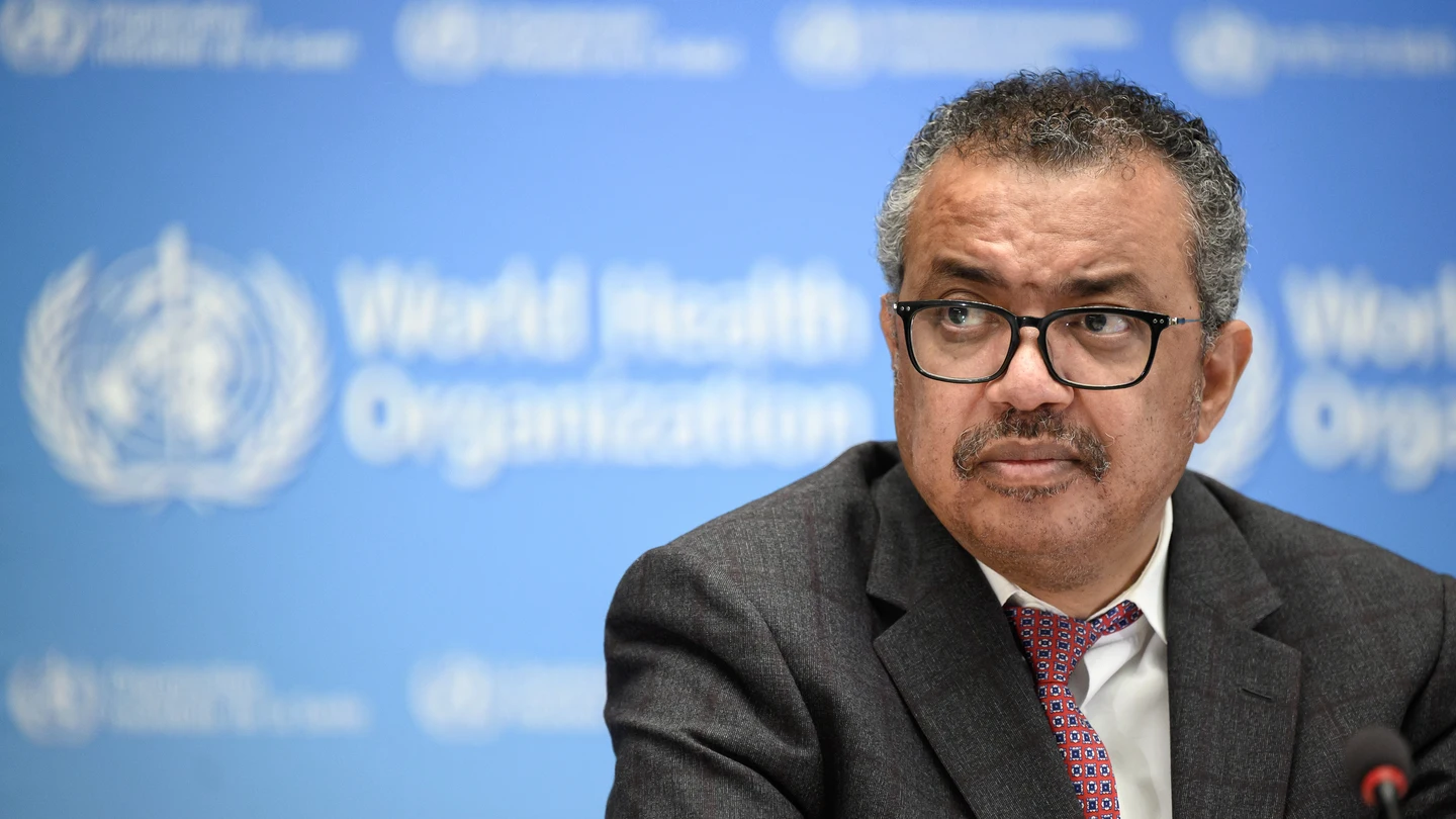 Imagen de archivo de Tedros Adhanom Ghebreysus, dirigente de la OMS. Imagen de archivo de Tedros Adhanom Ghebreysus, dirigente de la OMS.