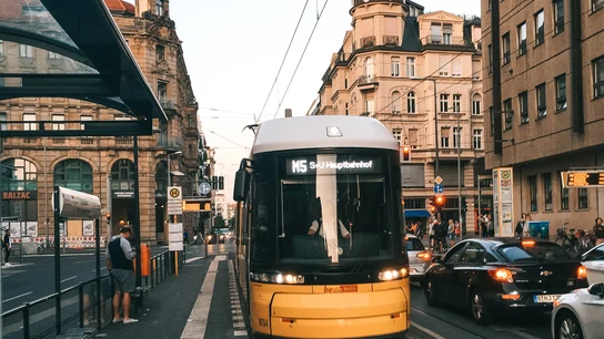 Un autobús en Alemania Un autobús en Alemania