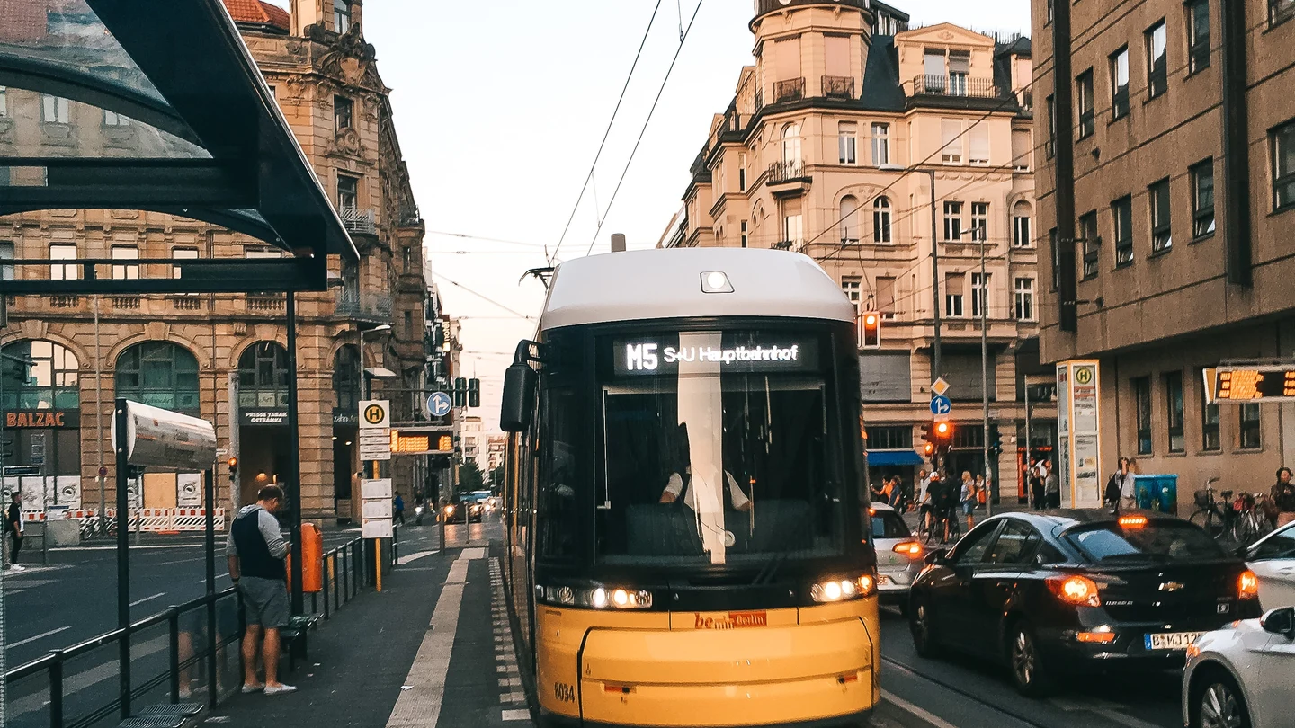 Un autobús en Alemania Un autobús en Alemania