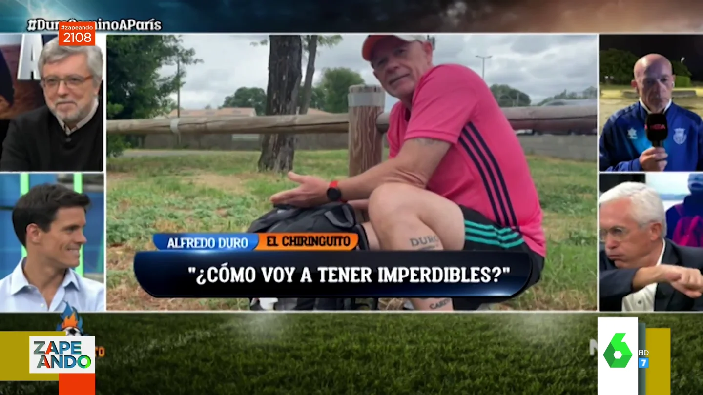 La desesperación de Alfredo Duro por su 'enorme' drama en su camino a París para animar al Real Madrid: "¡No, no, no!" La desesperación de Alfredo Duro por su 'enorme' drama en su camino a París para animar al Real Madrid: "¡No, no, no!"