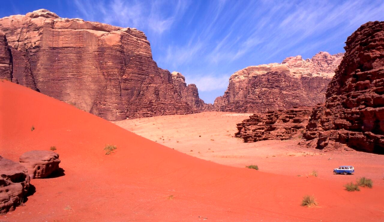Desierto de Wadi Rum, en Jordania
