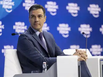 Pedro Sánchez en el Foro de Davos