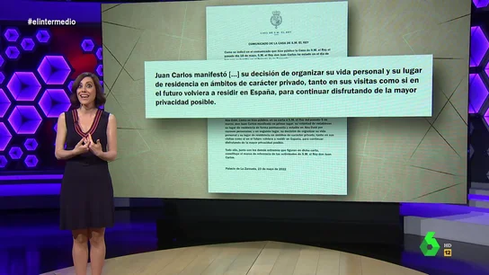 Cristina Gallego traduce el comunicado real sobre el encuentro del rey Felipe con el emérito Cristina Gallego traduce el comunicado real sobre el encuentro del rey Felipe con el emérito