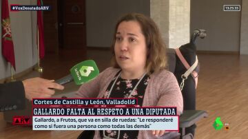 Noelia Frutos, procuradora del PSOE: "Mañueco debe reaccionar, las faltas de respeto de Vox van a ser continuas y constantes"