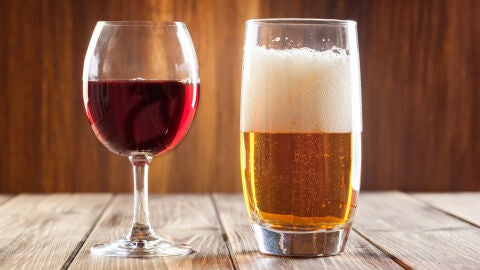 Vino y cerveza
