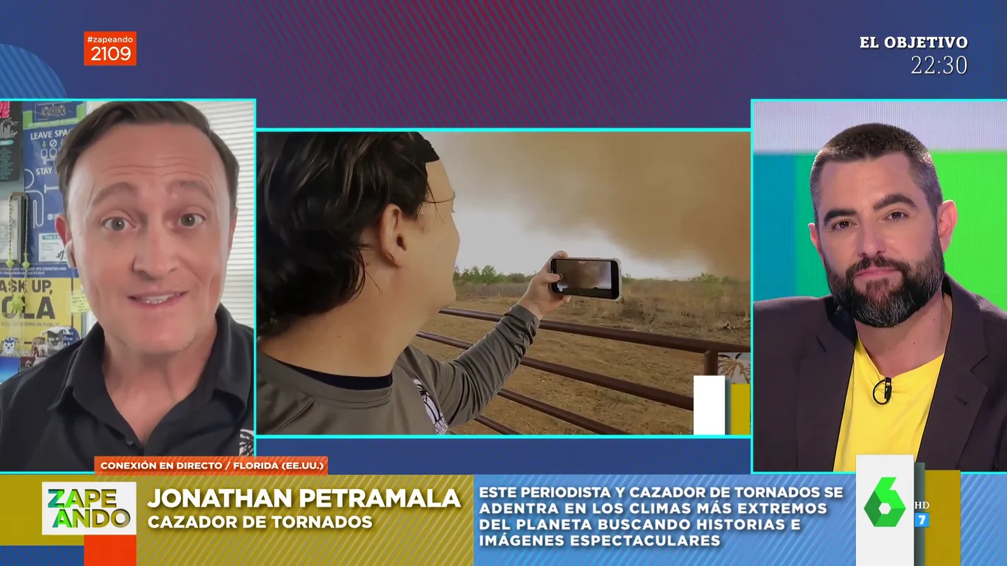 ¿Cómo termina un periodista cazando tornados? Jonathan Petramala lo aclara para Zapeando ¿Cómo termina un periodista cazando tornados? Jonathan Petramala lo aclara para Zapeando