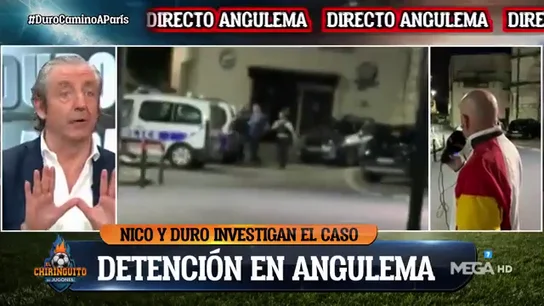 Alfredo Duro, testigo de una detención policial en pleno directo de 'El Chiringuito de Jugones' Alfredo Duro, testigo de una detención policial en pleno directo de 'El Chiringuito de Jugones'