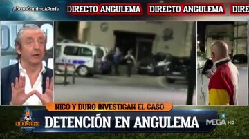 Alfredo Duro, testigo de una detención policial en pleno directo de 'El Chiringuito de Jugones'