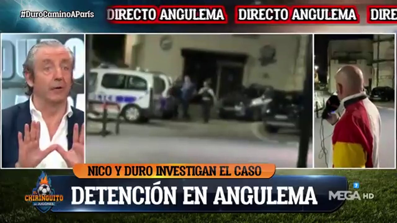 Detención en directo 'El Chiringuito': Alfredo Duro, en medio un operativo de la policía secreta