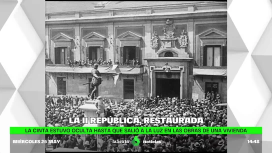 La cinta histórica de la II República española, restaurada después de estar oculta durante años Patrimonio audiovisual