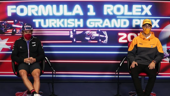 Fernando Alonso y Daniel Ricciardo Fernando Alonso y Daniel Ricciardo