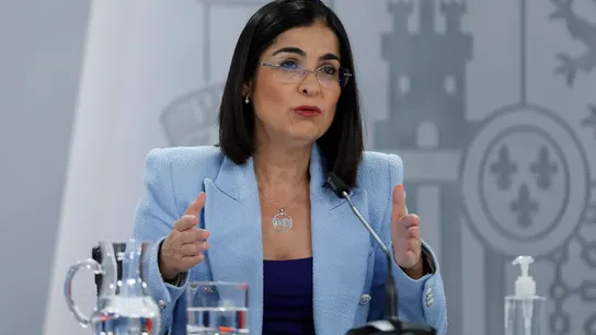 Carolina Darias en rueda de prensa Carolina Darias en rueda de prensa