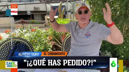 El divertido cabreo de Alfredo Duro con Nico Rodríguez al darle queso por error: "Joder, macho, lo has hecho aposta" El divertido cabreo de Alfredo Duro con Nico Rodríguez al darle queso por error: "Joder, macho, lo has hecho aposta"