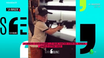 imagen niño con rifle