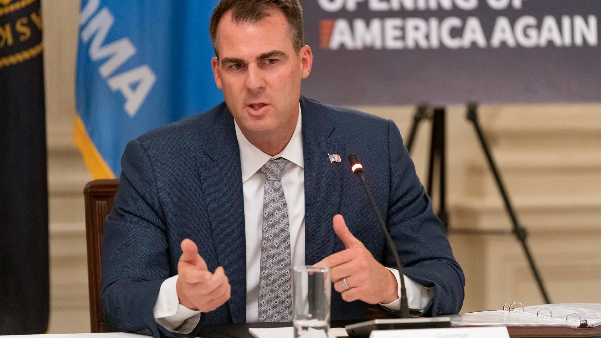El gobernador de Oklahoma, Kevin Stitt
