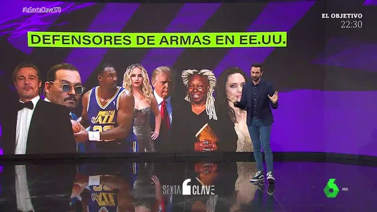 Brad Pitt, Ashton Kutcher, Eva Longoria... estos son los famosos partidarios de las armas en EEUU Un arma en casa