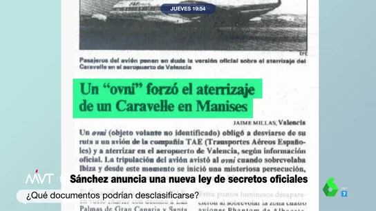 Avistamientos de ovnis, el 23-F, Palomares... Todos estos documentos del CNI podría desclasificar el Gobierno Avistamientos de ovnis, el 23-F, Palomares... Todos estos documentos del CNI podría desclasificar el Gobierno