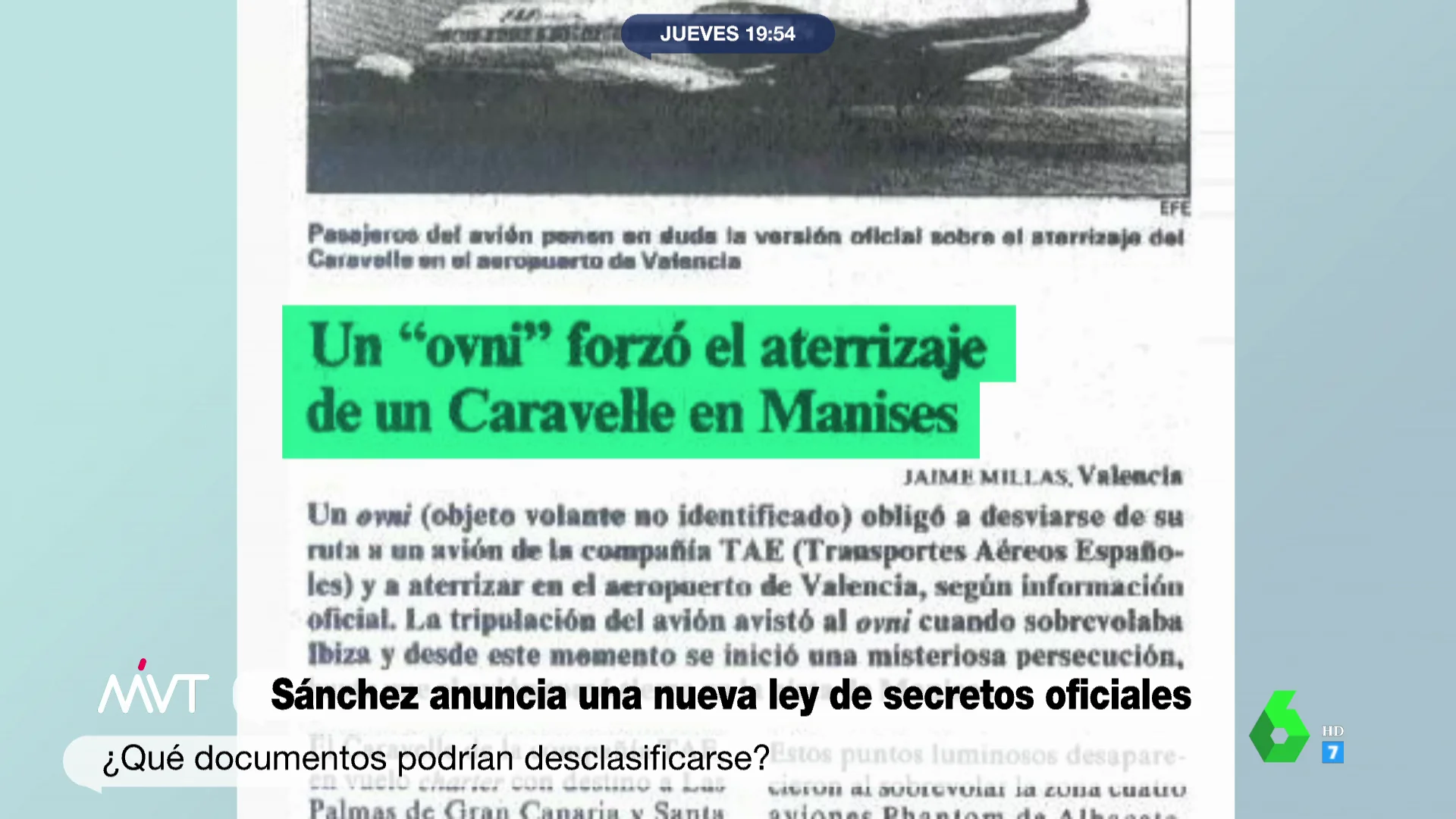 Avistamientos de ovnis, el 23-F, Palomares... Todos estos documentos del CNI podría desclasificar el Gobierno