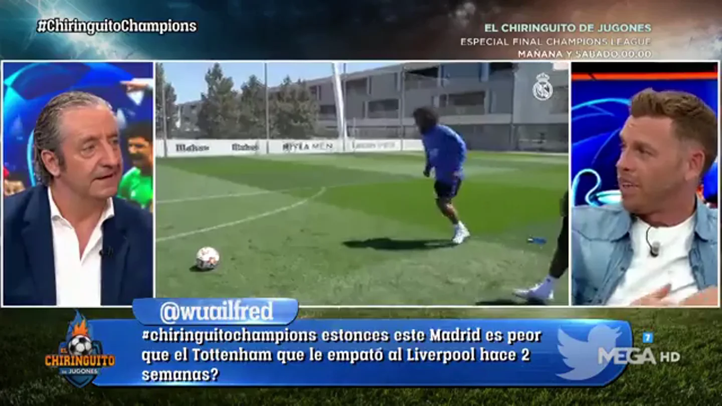 "Tengo muchísima envidia del Real Madrid": Jota Jordi admite que está celoso del finalista de la Champions "Tengo muchísima envidia del Real Madrid": Jota Jordi admite que está celoso del finalista de la Champions