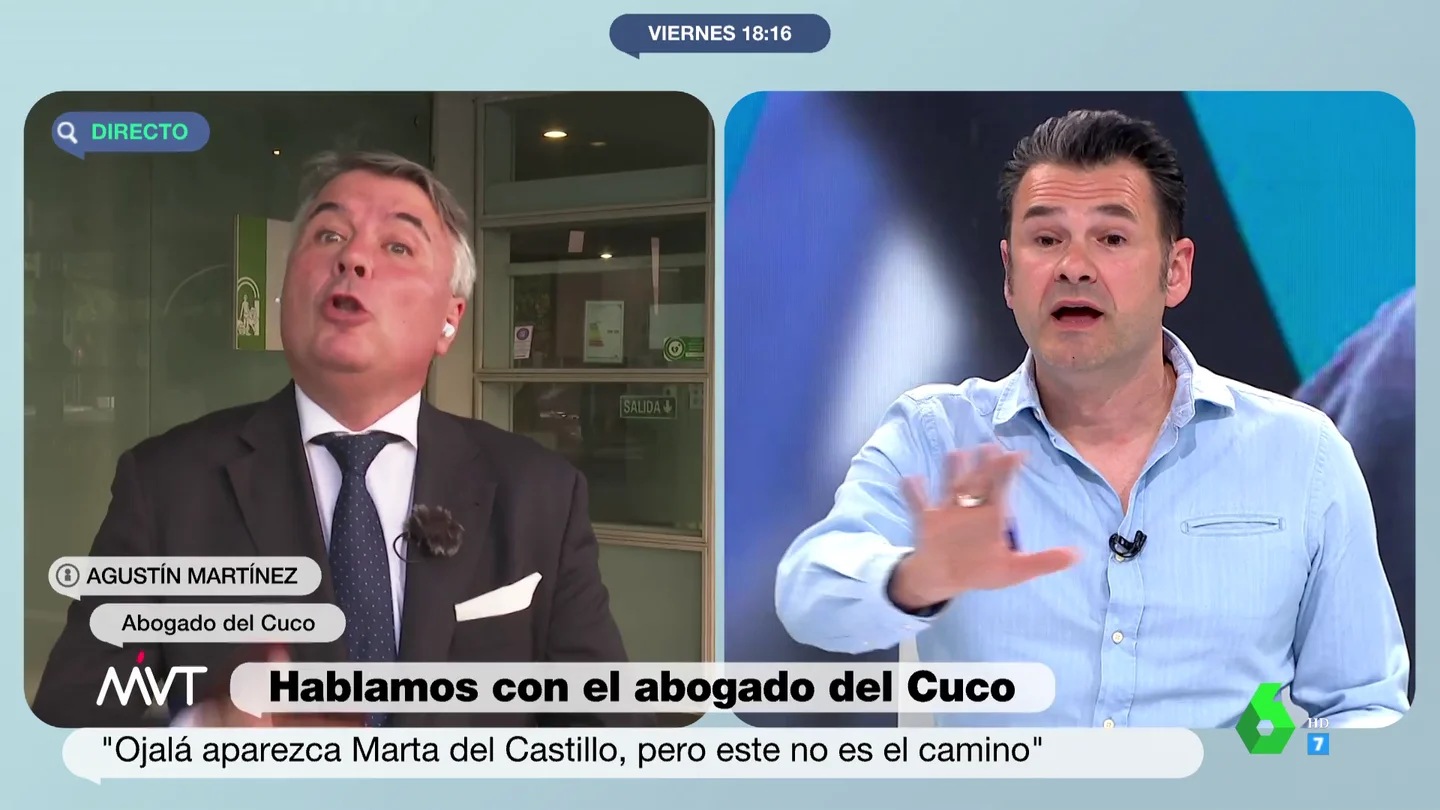 La tensa entrevista de Iñaki López al abogado de El Cuco en Más Vale Tarde: "Lo que insinúa es una barbaridad" La tensa entrevista de Iñaki López al abogado de El Cuco en Más Vale Tarde: "Lo que insinúa es una barbaridad"