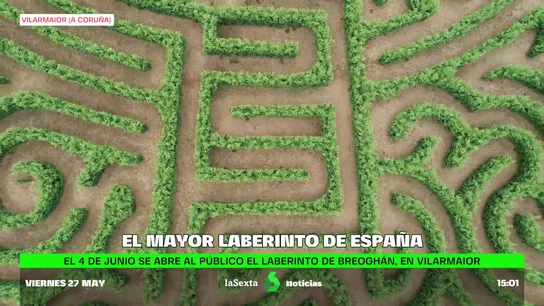 A Coruña inaugura el laberinto más grande de España A Coruña inaugura el laberinto más grande de España