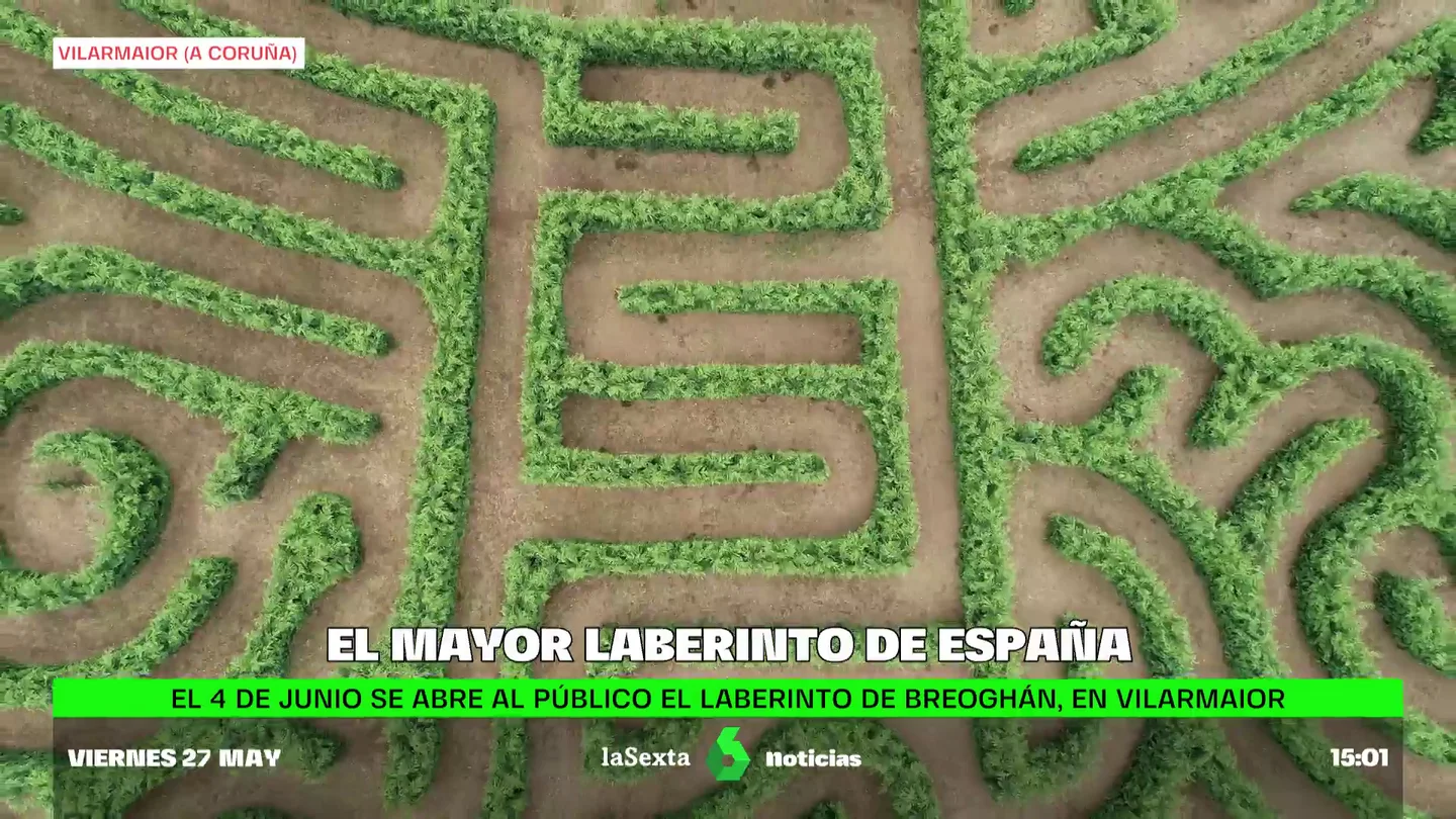 A Coruña inaugura el laberinto más grande de España A Coruña inaugura el laberinto más grande de España