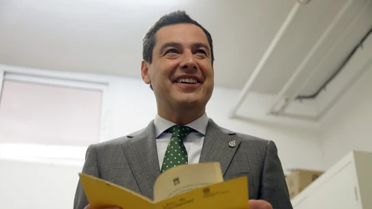Juanma Moreno, candidato del Partido Popular a la Junta de Andalucía Juanma Moreno, candidato del Partido Popular a la Junta de Andalucía