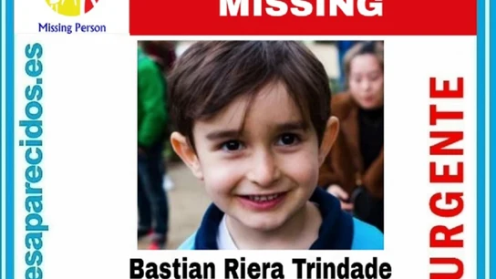Bastian Riera, niño desaparecido en Barcelona Bastian Riera, niño desaparecido en Barcelona