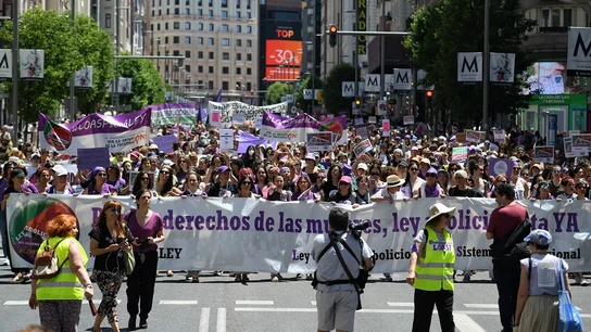 Marcha feminista en Madrid Marcha feminista en Madrid
