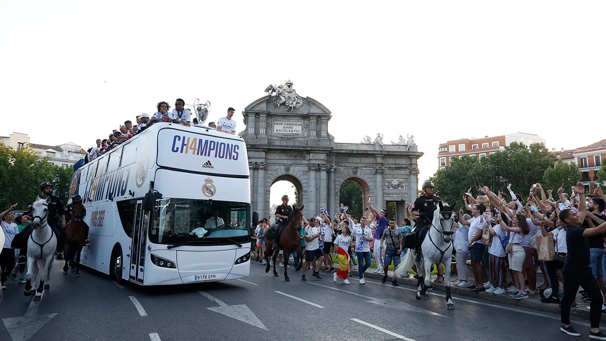 El autobús del Real Madrid