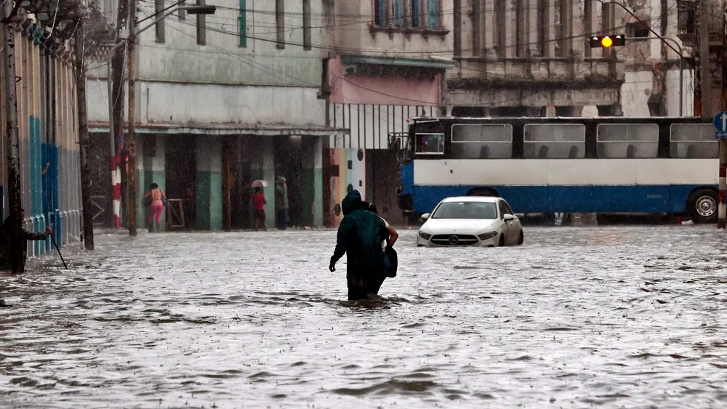 Imagen de las inundaciones en La Habana Imagen de las inundaciones en La Habana