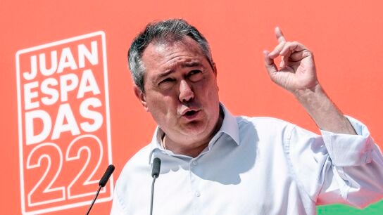 Juan Espadas en un acto del PSOE