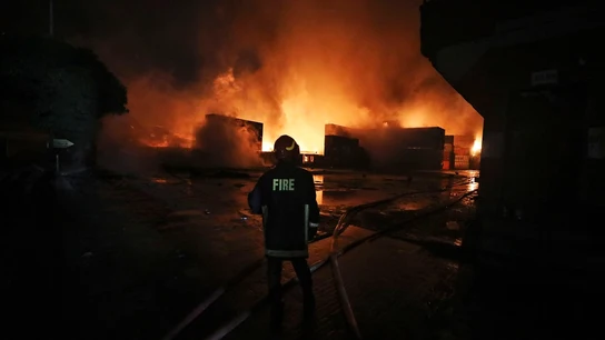 Explosión de un depósito en Bangladesh Explosión de un depósito en Bangladesh
