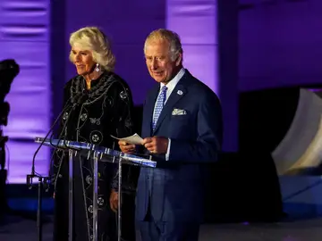 El príncipe Carlos y su mujer Camilla